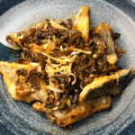 白身魚の辛子高菜あんかけ