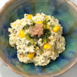 ちょっぴり高菜と明太子のおからサラダ