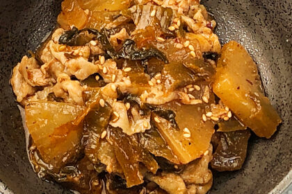 豚バラと大根の激辛高菜うま煮