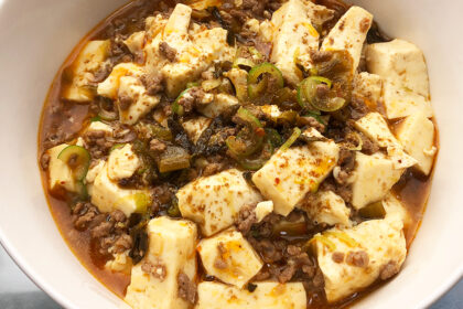 辛子高菜入り麻婆豆腐