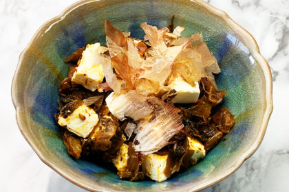 クリームチーズ&辛子高菜のおつまみ