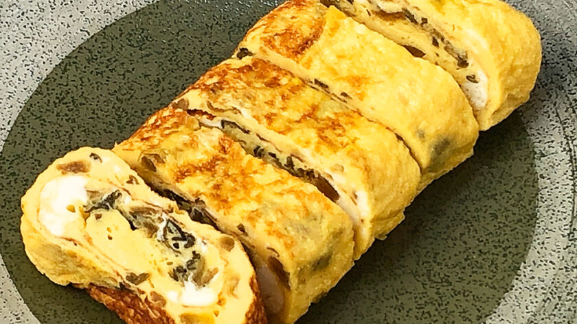 高菜味噌入り卵焼き