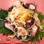 タコとレンコンとゆず大根の辛子明太子和え